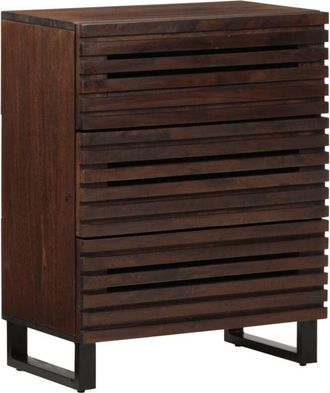 vidaXL Sideboard Brown 60x34x75 cm Solid Wood Mango vidaXL