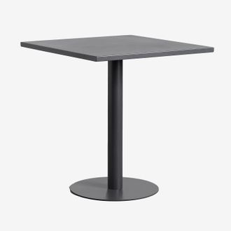 Sklum Mesa De Cocina Cuadrada 70x70 Cm En Metal Mizzi Sklum