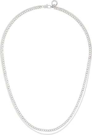 ネックレス・ペンダント FEDERICA TOSI Chain Necklace in Silver Brass Woman Federica Tosi Ella chain-link necklace - women - Brass - One