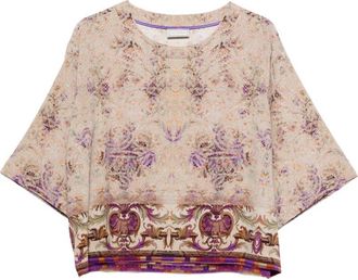 Pierre-Louis Mascia Pierre Louis Mascia Womens Printed Silk Blouse