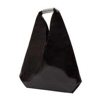 Maison Margiela Womens Calfskin Leather Shoulder Bag Black