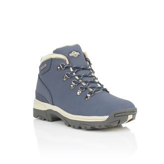 Northwest Territory Ladies Trek Lace Up Leather Upper Water Proof Walking/Hiking/Outdoor Trekking Boot (Navy, 7 UK, numeric_7)