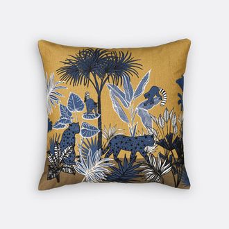 La Redoute Interieurs Geborduurde kussenhoes, 45x45 cm, Malacca