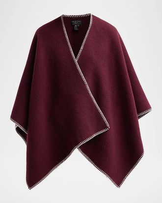 Rag & Bone Ingrid Wool Poncho