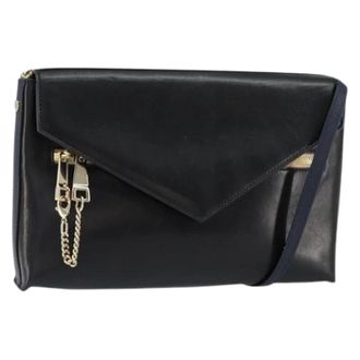 Chlo&eacute; Pre-owned Schoudertas - Dames - Vintage Schoudertas - Zwart - ONE Size - Leer - Vintage