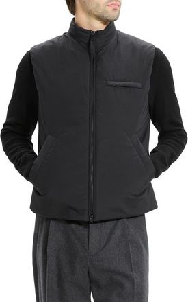 Theory Layering Motion Vest in Black - 001 at Nordstrom, Size Xx-Large