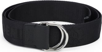 Denim Tears Black Peace Wreath Webbing D-Ring Belt