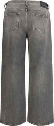 Golden Goose Mens Gray Cotton Relaxed Fit Jeans Clothing