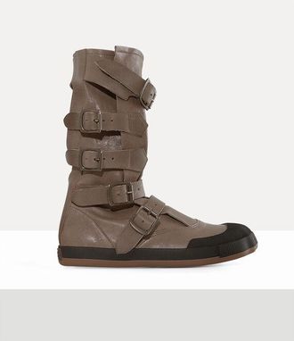 Vivienne Westwood Animal Pirate Boot Washed/veget Tanned -Elephant 4-37 Women