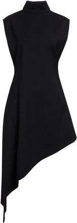Alaia Wool Stretch Gabardine Pointed Dress in Noir Alaia at Nordstrom, Size 10 Us