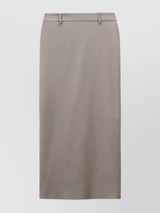 Frankie Shop high waist midi skirt with back slit