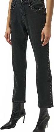 Joseph Ribkoff Classic Straight Leg Jeans In Charcoal Grey