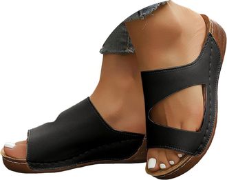 Generic Orthopedic Wedge Sandals for Women Dressy Summer 2026,Arch Support Flip Flops Womens Orthotic Sandals Slip-on Flats Outdoor Slides Comfortable Elegant