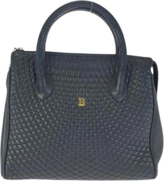 Bally Pre-owned Handbags, female, Black, Size: ONE SIZE Pre-owned Leather Handbag