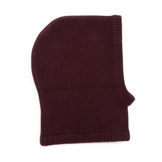 Soft Goat Balaclava - Dames - Accessoires - Rood - Maat: ONE Size Wol