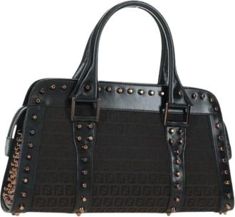 Fendi Pre-owned Vintage Handbag - Dames - Vintage Handtas - Bruin - ONE Size - Leer - Vintage