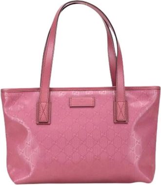 Gucci Pre-owned Tote Bags, female, Pink, Size: ONE SIZE Pre-owned Vintage Tote Bag