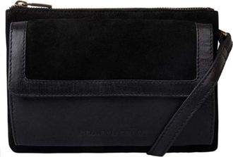 Cowboysbag Cowboysbag, Tassen, Dames, Zwart, ONE Size, Zwarte Leren Crossbody Tas