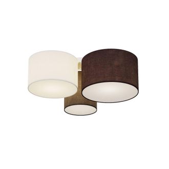 Lindby Lindby - L&aacute;mpara De Techo laurenz En Gris Textura, Tela, Tejido, Seda
