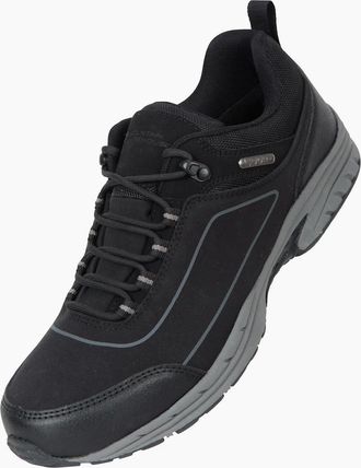 Mountain Warehouse Mens Mountain Warehouse Mens Ramble Softshell Waterproof Trainers - Grey - Size: 13