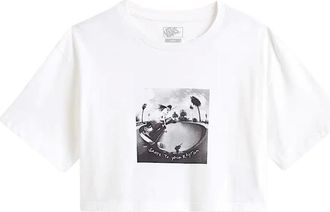 Vans Mujer, Camisetas, Blanco, Talla: S