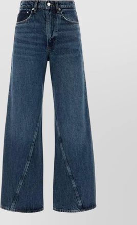 Anine Bing high-rise straight-leg denim jeans