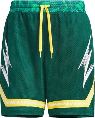 adidas Basketball Graphic Shorts Asia Sizing Green JC6792