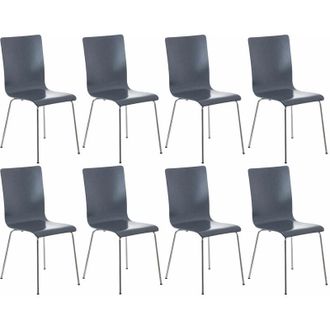 Clp Clp - Juego De 8 Sillas De Espera Pepe Gris