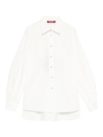 Max Mara Camicia con dettaglio cut-out - Bianco