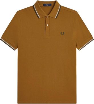Fred Perry Tops, Heren, Bruin, S, Polo Shirts