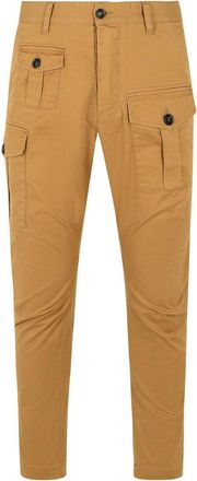 Dsquared2 Sexy Beige Cotton Cargo Pants