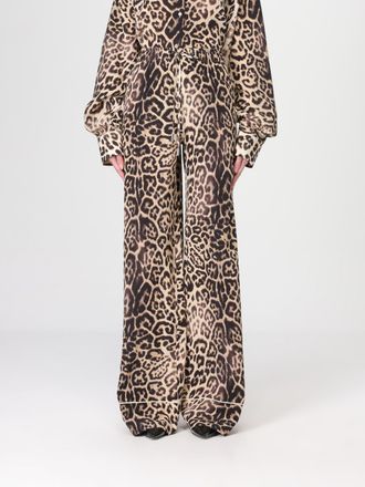 Ermanno Scervino Pantaloni in seta animalier Ermanno Scervino