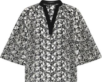 Bruuns Bazaar Kanti BBWinny Blouse - Dames - Blouses - Zwart - XL - Katoen - Overhemden