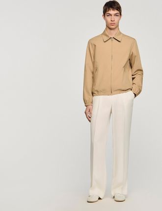 Sandro Zip-up cotton jacket