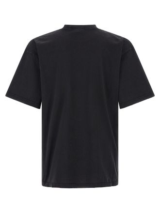 Balenciaga Graphic Print T-Shirt - Black