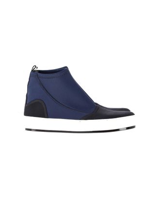 Marni Neoprene Sneaker Boots in Blue Neoprene
