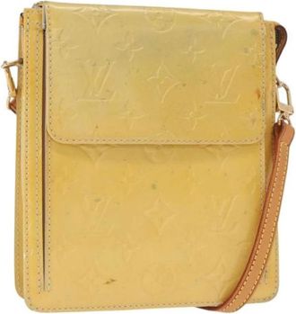 Louis Vuitton Pre-owned Cross Body Bags, female, Yellow, Size: ONE SIZE Pre-owned Leather Cross Body Bag