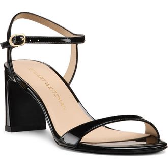 Stuart Weitzman Babette Ankle Strap Sandal in Black at Nordstrom Rack, Size 8.5