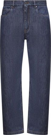 Fendi Long Jeans - Heren - Regular Fit Jeans - Blauw - W30 - Katoen - Jeans