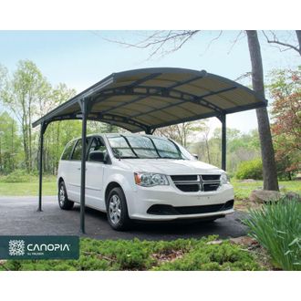 Palram Canopia Atlas Cochera De Aluminio 3 X 5 M