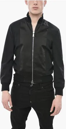 Dsquared2 Stretch Virgin Wool Full-Zip Bomber size 44