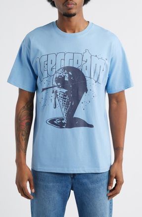 Icecream Globe Graphic T-Shirt in Allure at Nordstrom, Size Xx-Large