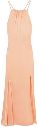 Reiss Tallie Satin Halter Neck Dress