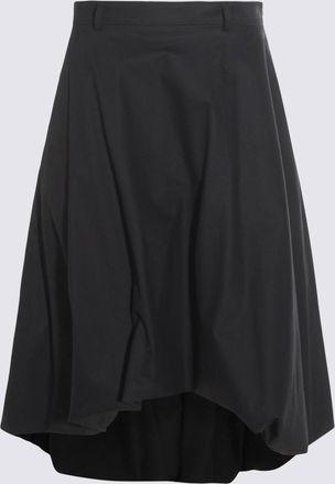Moschino Black Cotton Skirt