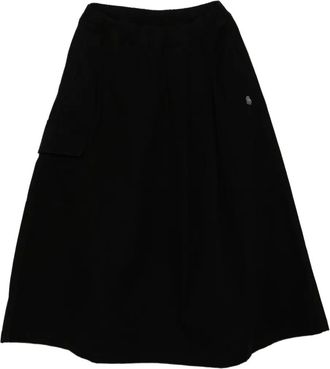 Fingercroxx Gonna midi con tasche - Nero