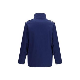 Valentino Mens Blue Cotton Coat Clothing