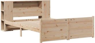 vidaXL Bookcase Bed without Mattress 120x200cm Solid Wood Pine Vidaxl