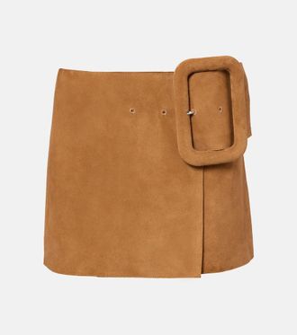 Ami Suede miniskirt