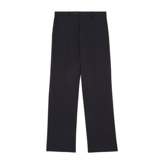 Maison Margiela Broeken, Dames, Zwart, M, Rechte broek