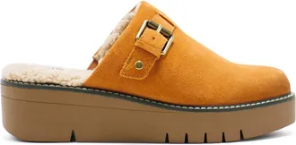 Naturalizer Womens Wayde Slip-On Clogs In Golden Maple